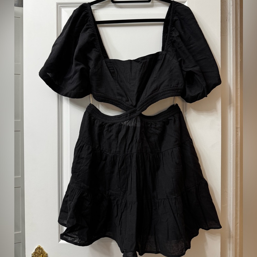 Free People Cross of Sunlight Mini in Black (L) - Picture 2 of 4